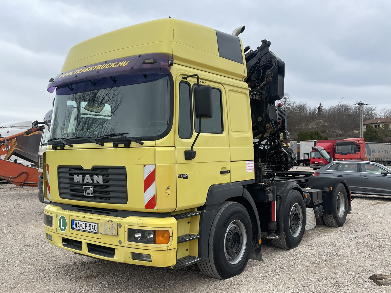 MAN F2000 413 6x2 Manual CRANE Hiab 330+jib 90 21m - Tractor unit: picture 1 MAN F2000 413 6x2 Manual CRANE Hiab 330+jib 90 21m - Tractor unit: picture 1