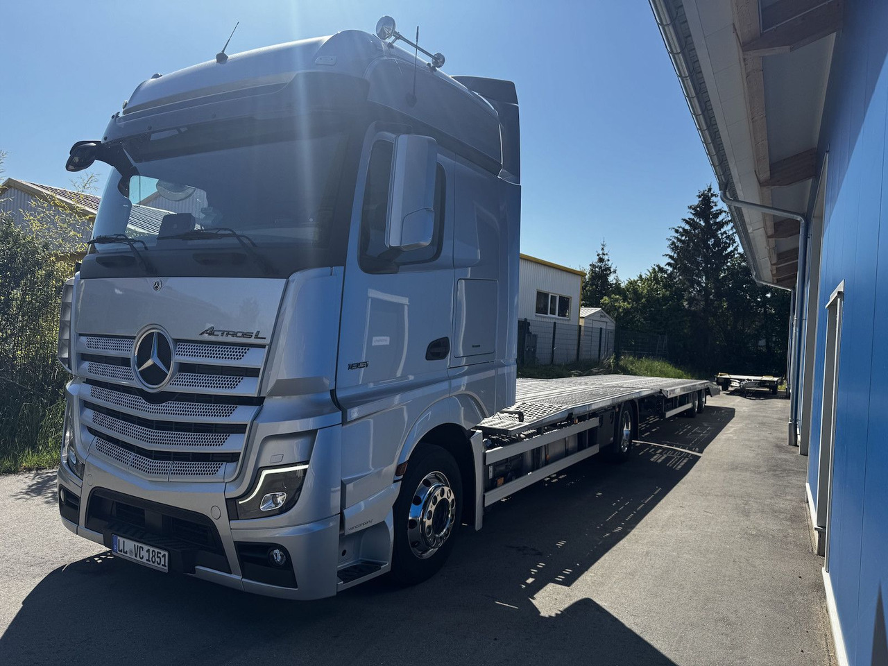 Mercedes-Benz Actros L 1851 FVG Autotransporter + Hänger - Autotransporter truck: picture 3 Mercedes-Benz Actros L 1851 FVG Autotransporter + Hänger - Autotransporter truck: picture 3