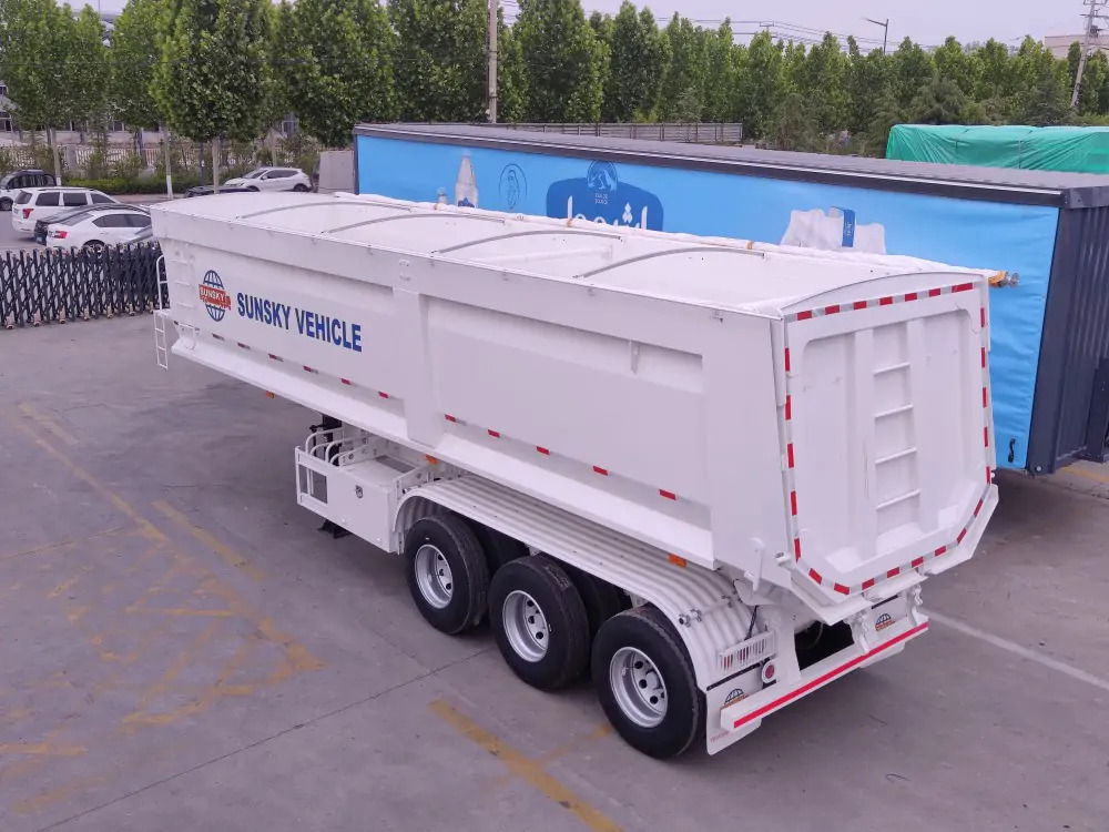 SUNSKY 40cbm 3-axle tipper trailer - Tipper semi-trailer: picture 2 SUNSKY 40cbm 3-axle tipper trailer - Tipper semi-trailer: picture 2