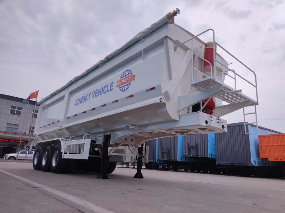 SUNSKY 40cbm 3-axle tipper trailer - Tipper semi-trailer: picture 4 SUNSKY 40cbm 3-axle tipper trailer - Tipper semi-trailer: picture 4