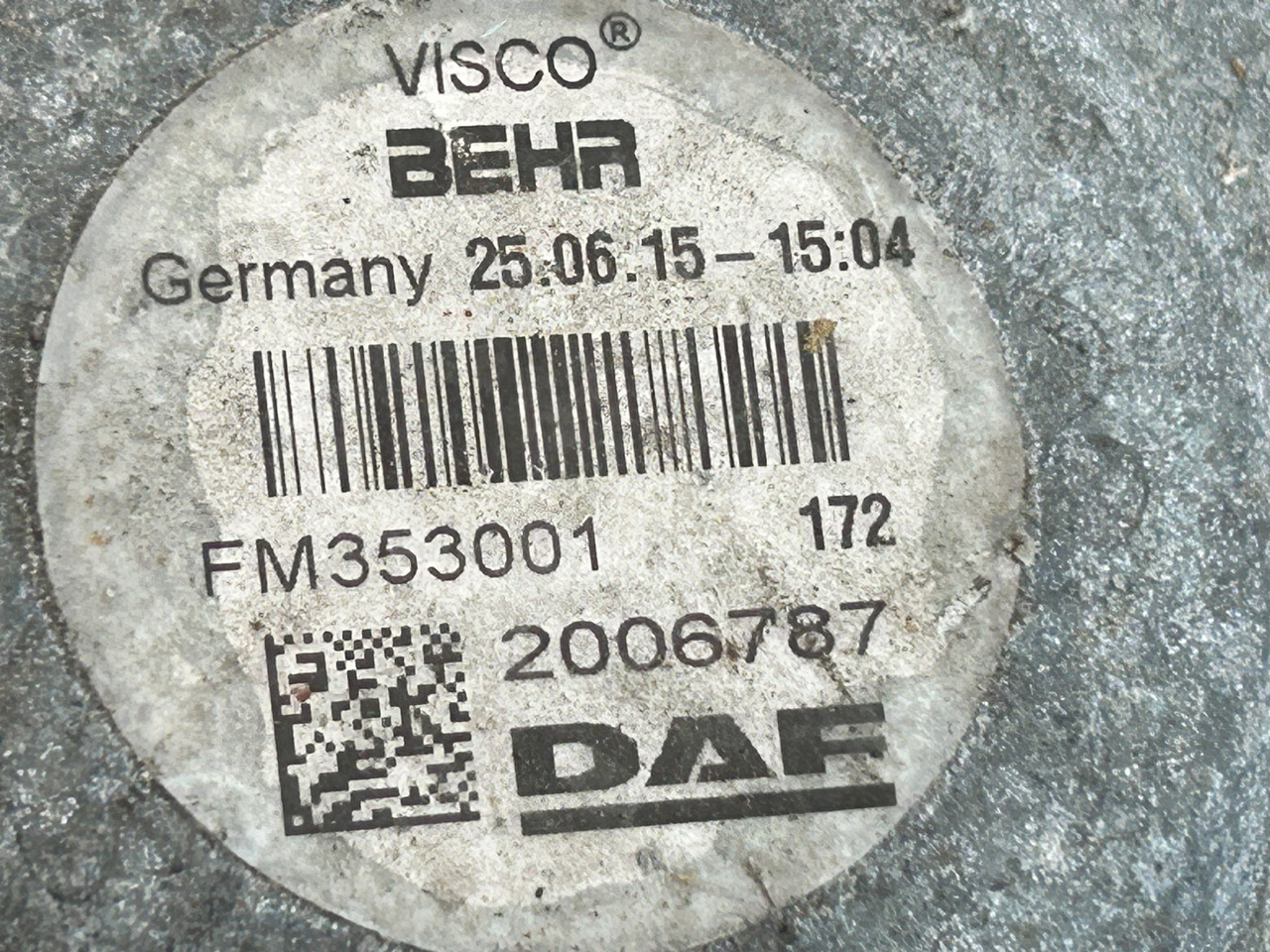 DAF VISCO VISCOTIC CLUTCH XF 106 460 - Fan for Truck: picture 5 DAF VISCO VISCOTIC CLUTCH XF 106 460 - Fan for Truck: picture 5
