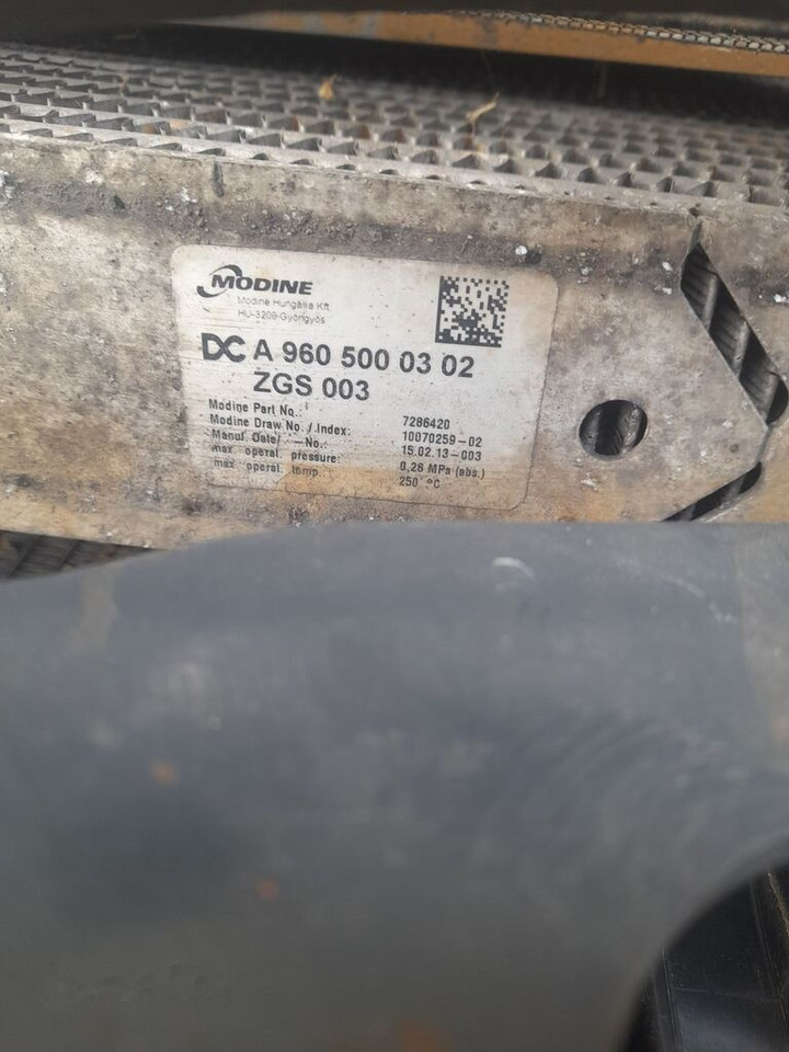 Intercooler for Truck Mercedes-Benz ACTROS MP4 A9605002801: picture 6 Intercooler for Truck Mercedes-Benz ACTROS MP4 A9605002801: picture 6