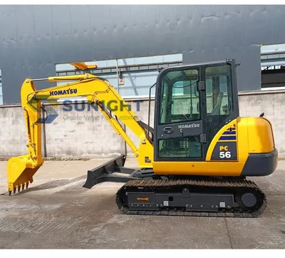 Cheap Price Small Excavator Komatsu PC55 PC56 Good Condition Used Mini Digger with Blade and Thumb - Crawler excavator: picture 1 Cheap Price Small Excavator Komatsu PC55 PC56 Good Condition Used Mini Digger with Blade and Thumb - Crawler excavator: picture 1