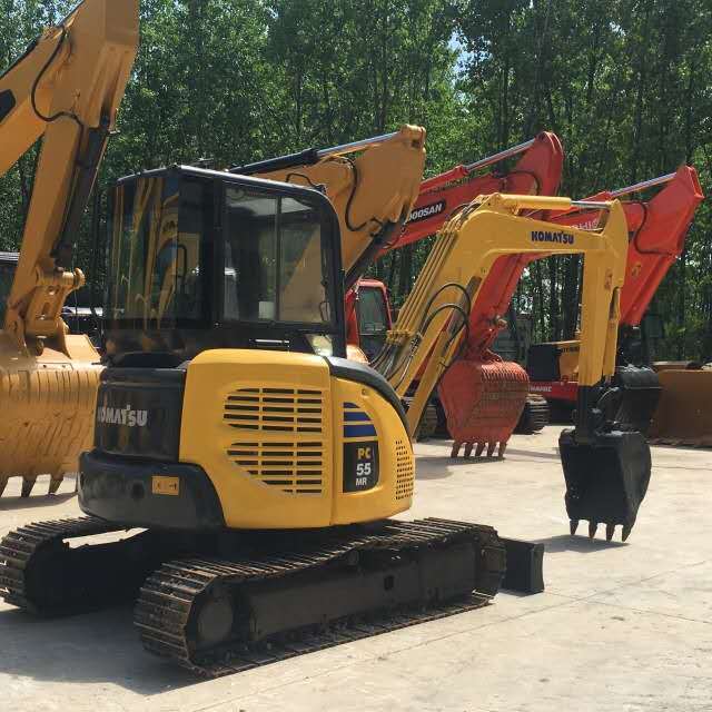 KOMATSU landcaping excavator Komatsu PC55MR, PC50MR small digger - Mini excavator: picture 4 KOMATSU landcaping excavator Komatsu PC55MR, PC50MR small digger - Mini excavator: picture 4