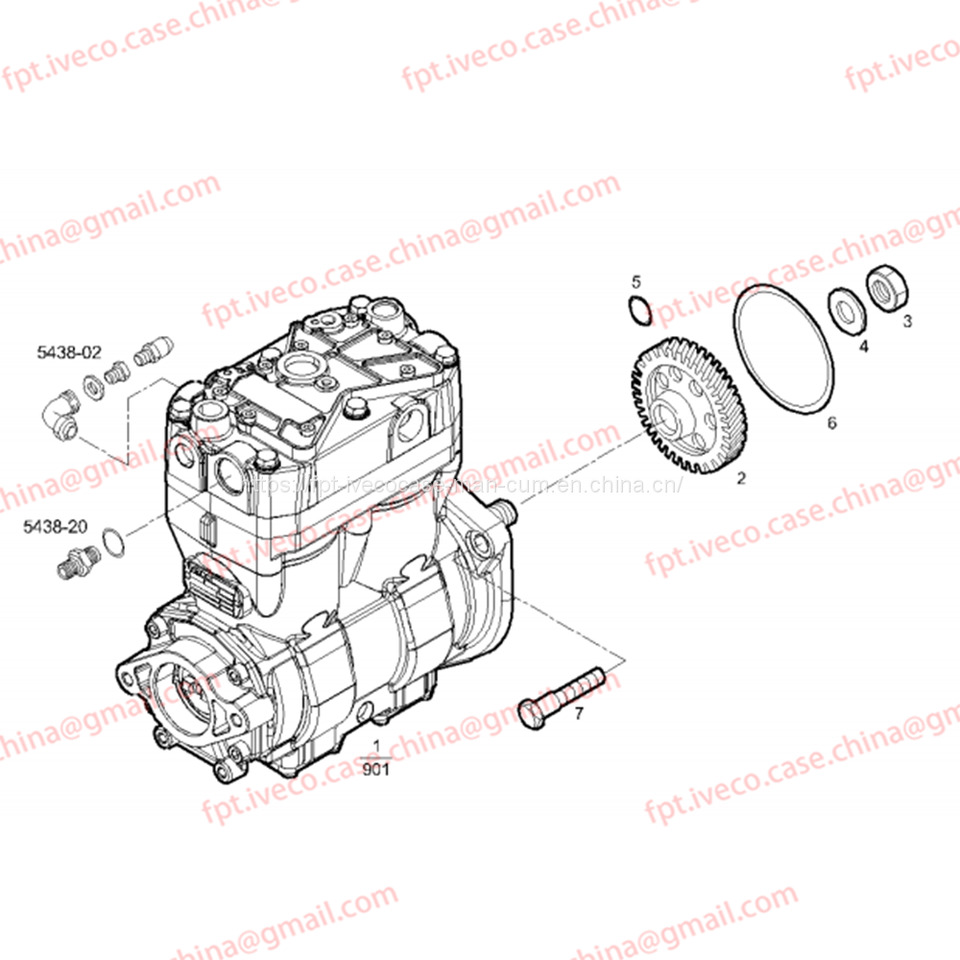 FPT IVECO CASE Cursor9Bus F2CFE612D*J231/F2CFE612A*J098 5802748674 COMP. DRIVE GEAR 504124646 - Engine and parts for Bus: picture 4 FPT IVECO CASE Cursor9Bus F2CFE612D*J231/F2CFE612A*J098 5802748674 COMP. DRIVE GEAR 504124646 - Engine and parts for Bus: picture 4