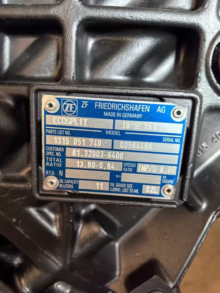 ZF 16 S 151 - Gearbox: picture 1 ZF 16 S 151 - Gearbox: picture 1