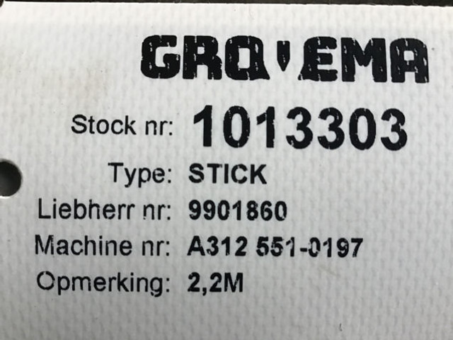 Liebherr Stick 2,2 M - Attachment: picture 4 Liebherr Stick 2,2 M - Attachment: picture 4