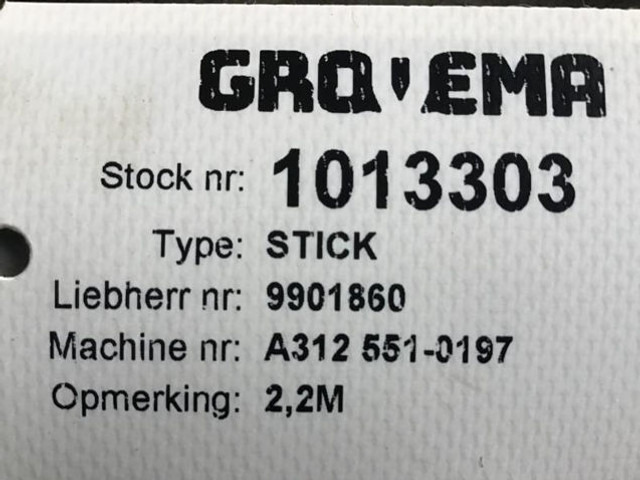 Liebherr Stick 2,2 M - Attachment: picture 5 Liebherr Stick 2,2 M - Attachment: picture 5