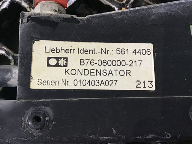Liebherr Capacitor Unit - A/C part: picture 3 Liebherr Capacitor Unit - A/C part: picture 3