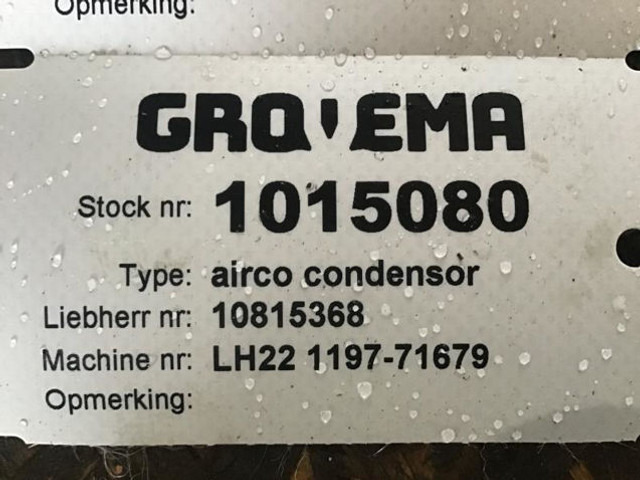 Liebherr Capacitor Unit - A/C part: picture 2 Liebherr Capacitor Unit - A/C part: picture 2
