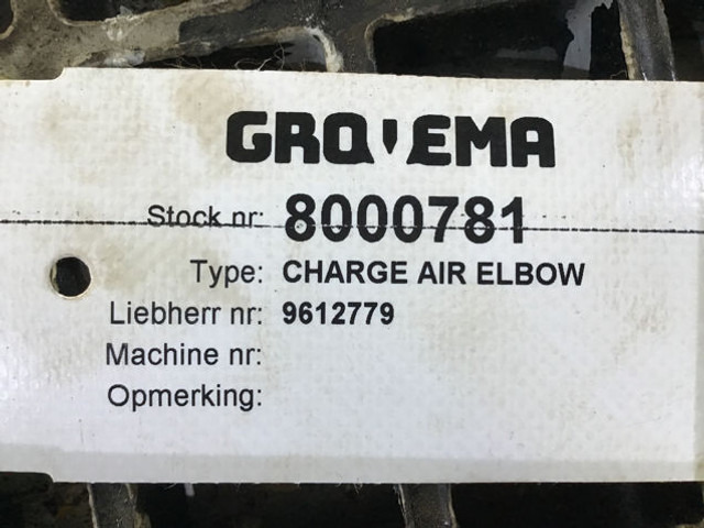 Liebherr Charge Air Elbow - Air intake pipe: picture 3 Liebherr Charge Air Elbow - Air intake pipe: picture 3