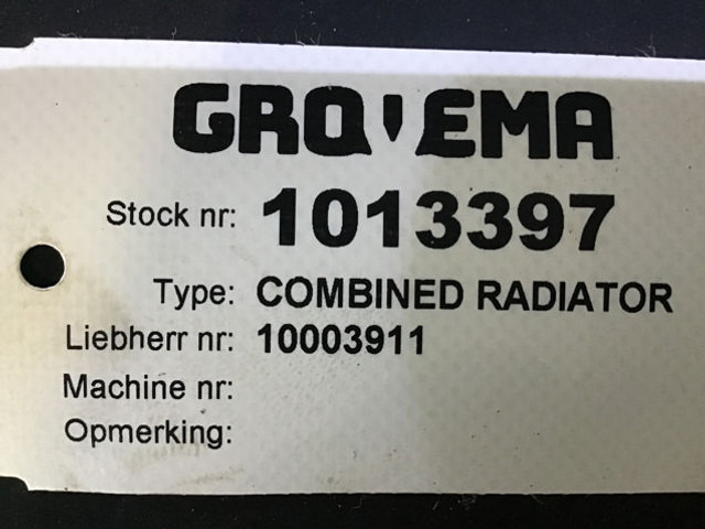 Liebherr Combined Radiator - Radiator: picture 5 Liebherr Combined Radiator - Radiator: picture 5