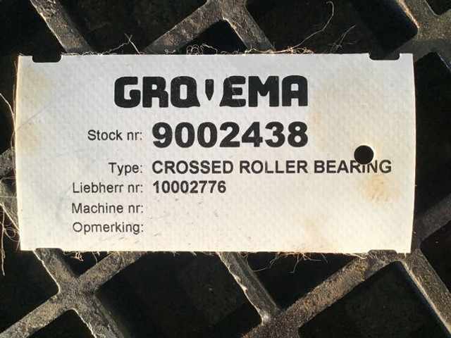 Liebherr Crossed Roller Bearing - Sensor: picture 4 Liebherr Crossed Roller Bearing - Sensor: picture 4