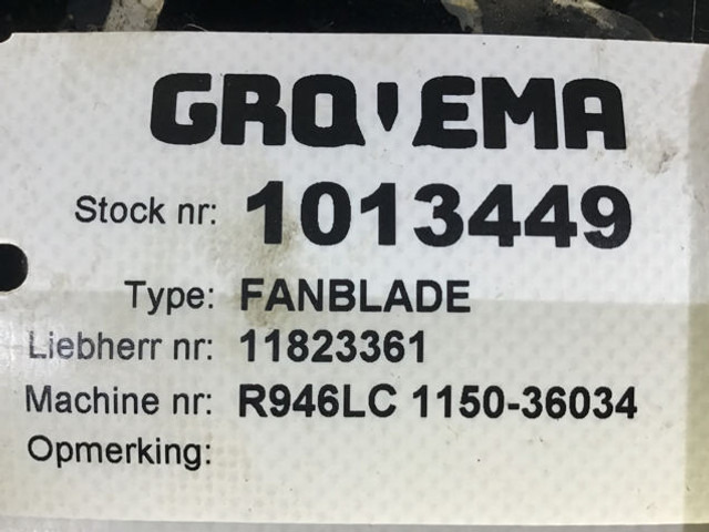 Liebherr Fan Blade - Fan: picture 3 Liebherr Fan Blade - Fan: picture 3
