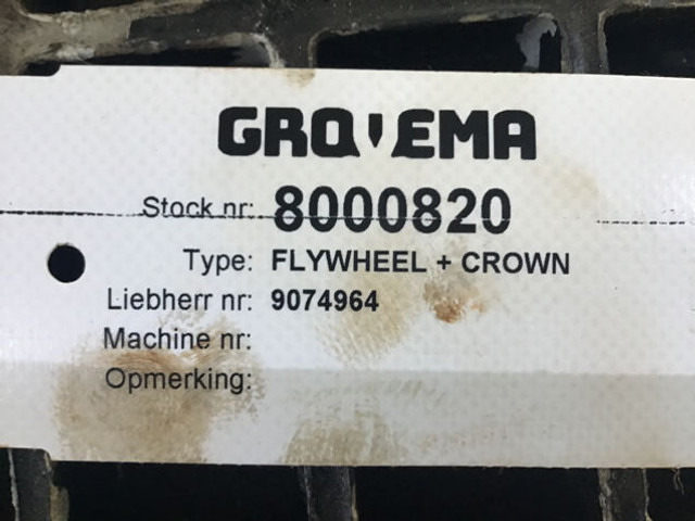 Liebherr Flywheel - Flywheel: picture 2 Liebherr Flywheel - Flywheel: picture 2