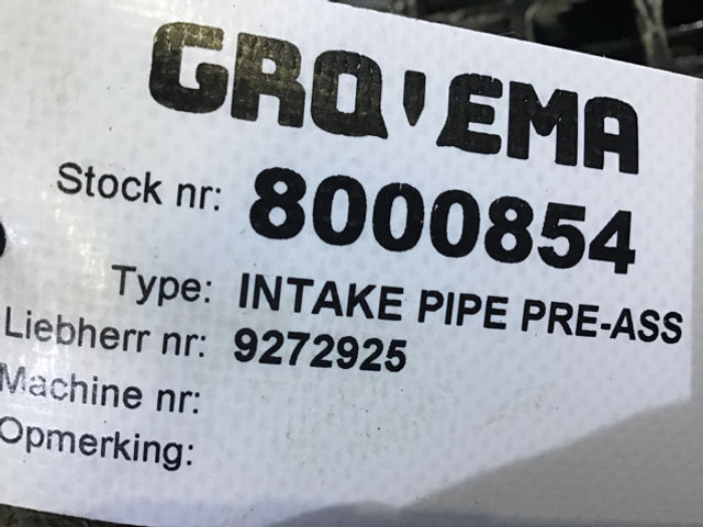 Liebherr Intakepipe - Air intake pipe: picture 3 Liebherr Intakepipe - Air intake pipe: picture 3
