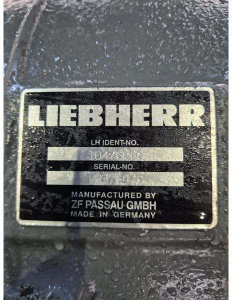 Liebherr MTE3070 - Axle and parts: picture 1 Liebherr MTE3070 - Axle and parts: picture 1