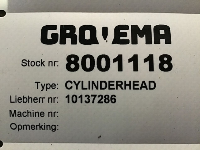 Liebherr - Cylinder block: picture 1 Liebherr - Cylinder block: picture 1