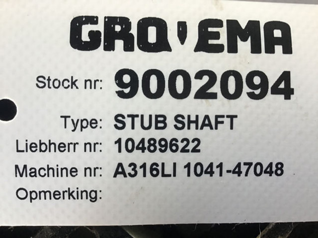 Liebherr Stub Shaft - Engine and parts: picture 4 Liebherr Stub Shaft - Engine and parts: picture 4