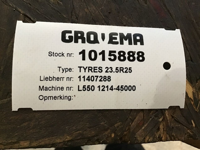 Liebherr Tires 23,5R25 - Wheels and tires: picture 4 Liebherr Tires 23,5R25 - Wheels and tires: picture 4