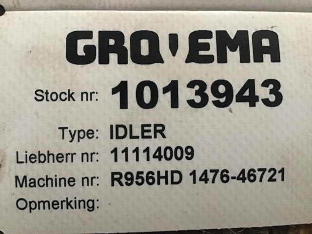 Spare parts Liebherr Guide Wheel D8L: picture 12