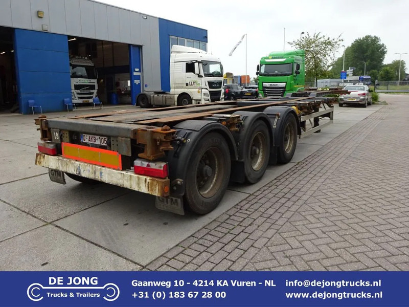 Krone SD 27 / Container Chassis / BPW + Drum / 1x Extendable / 45 FT - Container transporter/ Swap body semi-trailer: picture 1 Krone SD 27 / Container Chassis / BPW + Drum / 1x Extendable / 45 FT - Container transporter/ Swap body semi-trailer: picture 1