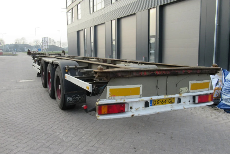 Pacton 40 FT Container Chassis / BPW + DISC - Container transporter/ Swap body semi-trailer: picture 2 Pacton 40 FT Container Chassis / BPW + DISC - Container transporter/ Swap body semi-trailer: picture 2
