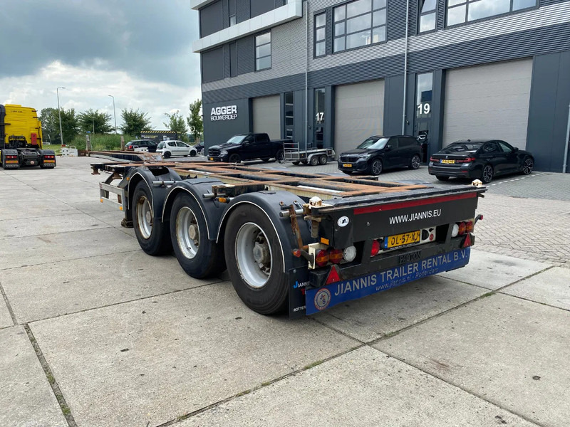 Pacton TXC 343 Multi / 3x Extendable / 1x Lift Axle - Container transporter/ Swap body semi-trailer: picture 3 Pacton TXC 343 Multi / 3x Extendable / 1x Lift Axle - Container transporter/ Swap body semi-trailer: picture 3