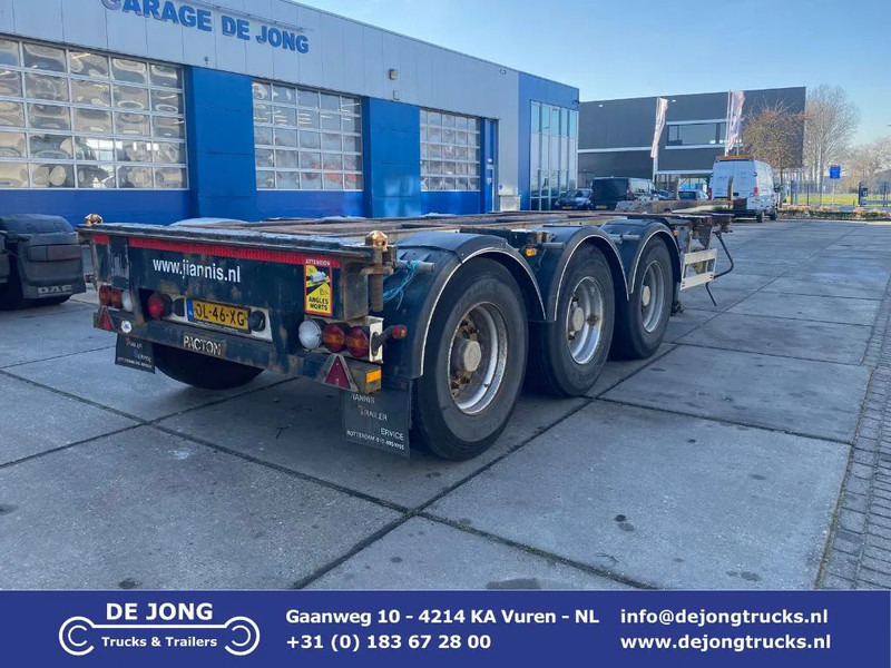 Pacton TXC 343 Multi / 3x Extendable / 1x Lift Axle - Container transporter/ Swap body semi-trailer: picture 1 Pacton TXC 343 Multi / 3x Extendable / 1x Lift Axle - Container transporter/ Swap body semi-trailer: picture 1