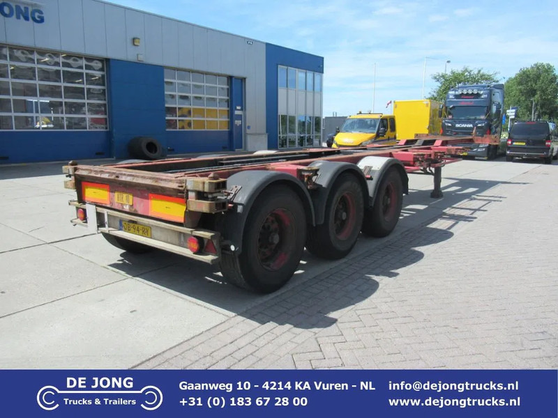 Renders Container Chassis / Extendable on rear / BPW + drum - Container transporter/ Swap body semi-trailer: picture 1 Renders Container Chassis / Extendable on rear / BPW + drum - Container transporter/ Swap body semi-trailer: picture 1