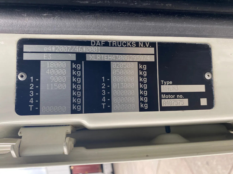 Leasing of DAF XF 106.480 SSC / Intarder / Stand Airco / Alcoa / Full Spoilers / Euro 6D DAF XF 106.480 SSC / Intarder / Stand Airco / Alcoa / Full Spoilers / Euro 6D: picture 14
