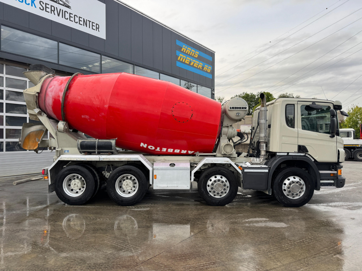 SCANIA P410 8x4 Liebherr 9m3 - Concrete mixer truck: picture 4 SCANIA P410 8x4 Liebherr 9m3 - Concrete mixer truck: picture 4