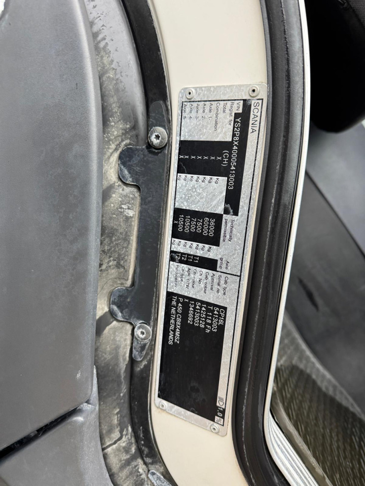 Concrete mixer truck SCANIA P450 8x4 Stetter 9m3: picture 18