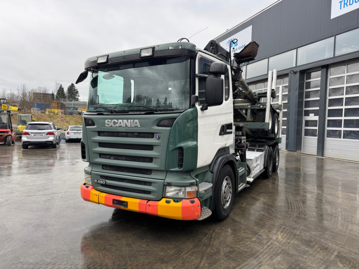 SCANIA R480 6x2 Loglift F265 mit Dolly - Timber truck: picture 1 SCANIA R480 6x2 Loglift F265 mit Dolly - Timber truck: picture 1