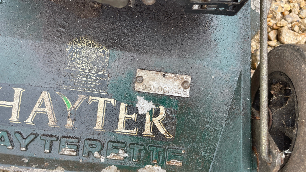 HAYTER HAYTERETTE PEDESTRIAN MOWER - Construction equipment: picture 1 HAYTER HAYTERETTE PEDESTRIAN MOWER - Construction equipment: picture 1