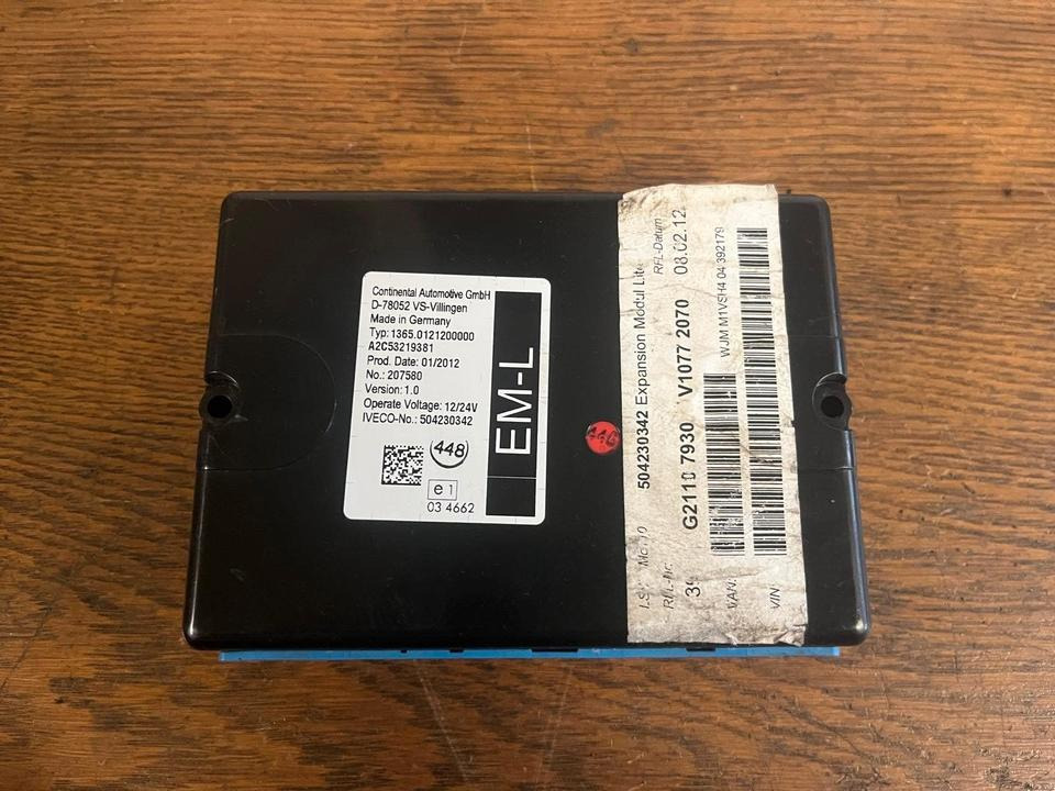 IVECO Continental EM-L Steuergerät 504230342 - ECU: picture 2 IVECO Continental EM-L Steuergerät 504230342 - ECU: picture 2
