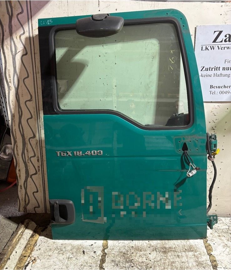 MAN TGX Beifahrertür, Tür Grün, Innenverkleidung LN 13 - Door and parts for Truck: picture 2 MAN TGX Beifahrertür, Tür Grün, Innenverkleidung LN 13 - Door and parts for Truck: picture 2