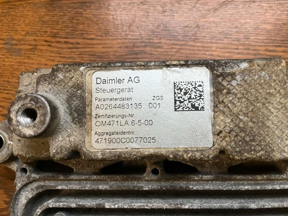 Mercedes Actros MP4 EU6 Motorsteuergerät OM471LA.6-5-00 - ECU for Truck: picture 2 Mercedes Actros MP4 EU6 Motorsteuergerät OM471LA.6-5-00 - ECU for Truck: picture 2