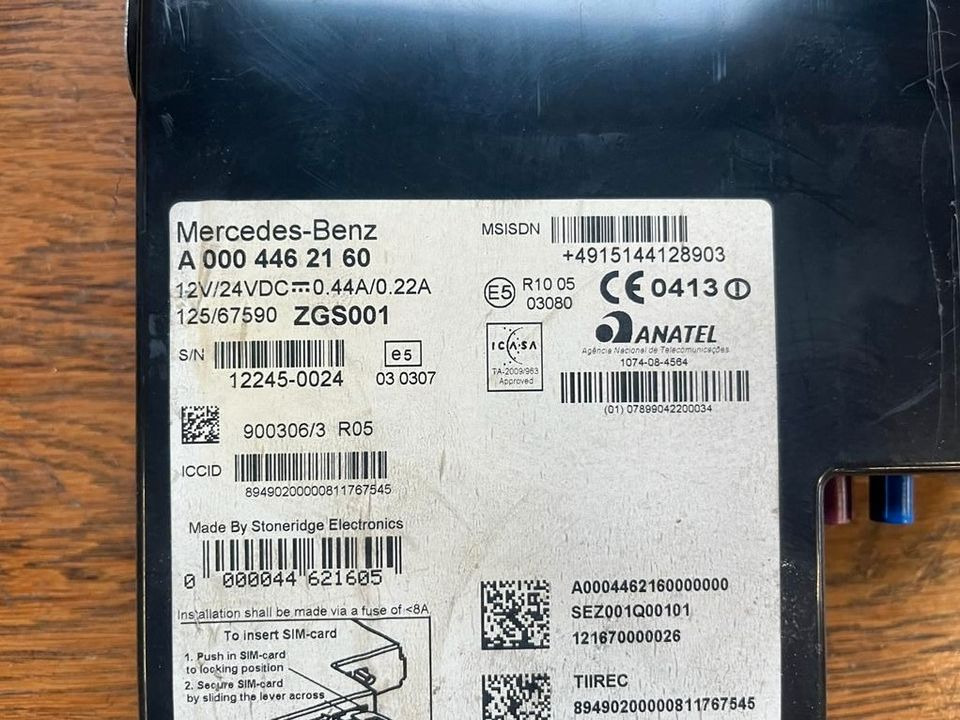Mercedes-Benz Actros MP4 Tachograph FLEETBOARD A0004462160 - Tachograph for Truck: picture 2 Mercedes-Benz Actros MP4 Tachograph FLEETBOARD A0004462160 - Tachograph for Truck: picture 2