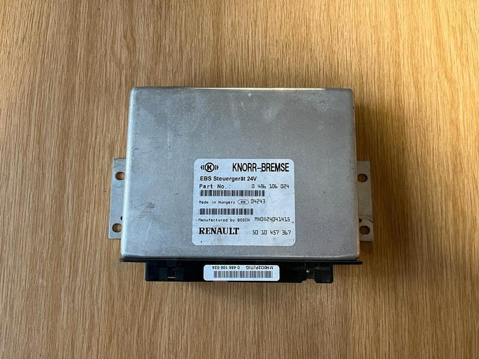 RENAULT KNORR-BREMSE EBS 0486106024 Steuergerät 50 10 457 367 - ECU for Truck: picture 1 RENAULT KNORR-BREMSE EBS 0486106024 Steuergerät 50 10 457 367 - ECU for Truck: picture 1