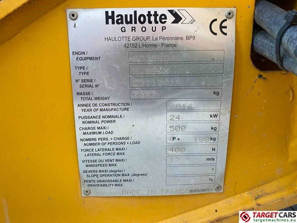 Scissor lift Haulotte H18SDX Diesel H18SX Scissor 4x4 Work Lift 1800cm: picture 10 Scissor lift Haulotte H18SDX Diesel H18SX Scissor 4x4 Work Lift 1800cm: picture 10