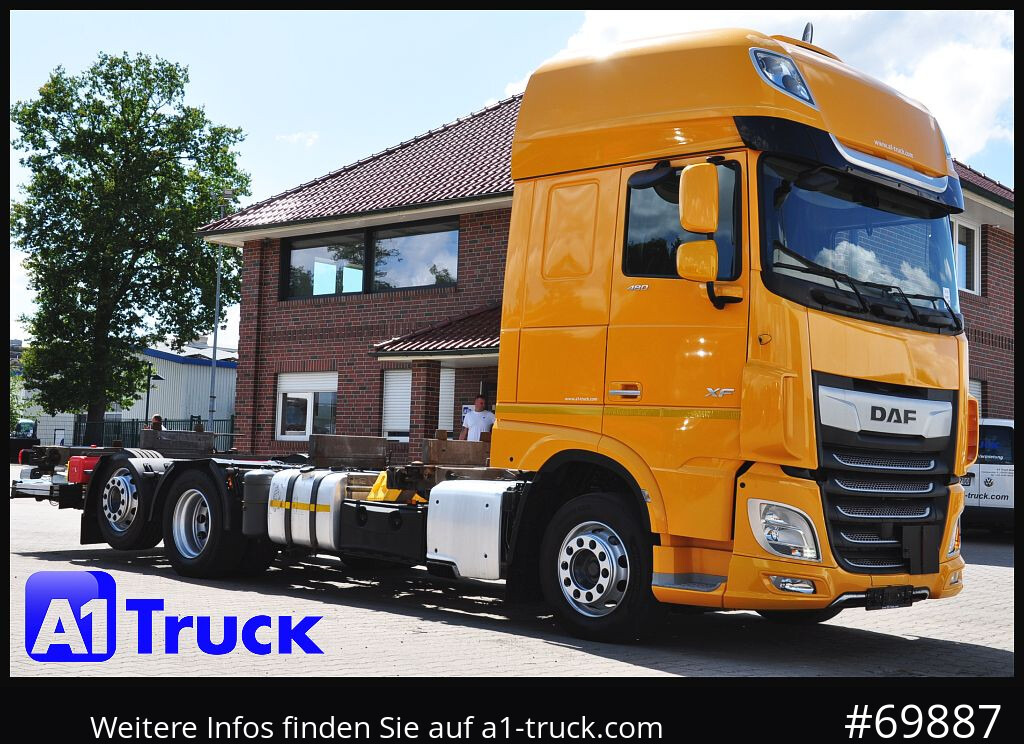 DAF XF 480, MultiBDF, 7,45, Standklima, LBW, - Container transporter/ Swap body truck: picture 1 DAF XF 480, MultiBDF, 7,45, Standklima, LBW, - Container transporter/ Swap body truck: picture 1