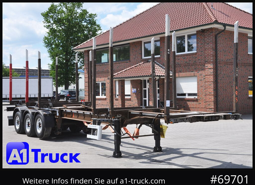 DOLL H3L-14XL Holz Tele, Lenkachse 271 tkm. - Timber semi-trailer: picture 1 DOLL H3L-14XL Holz Tele, Lenkachse 271 tkm. - Timber semi-trailer: picture 1