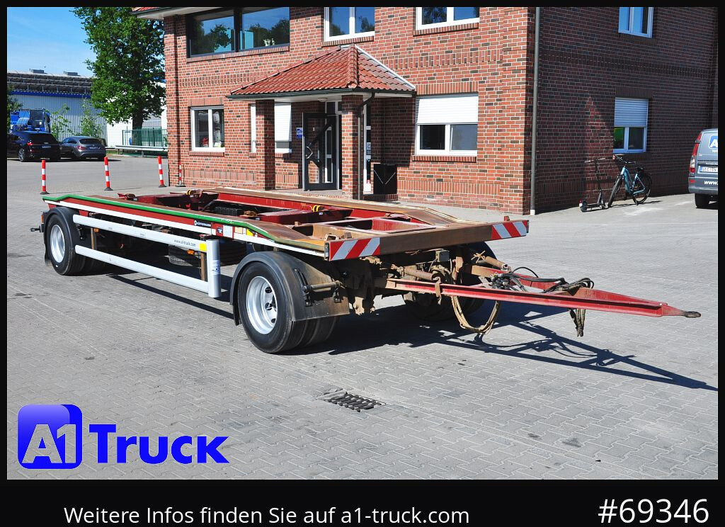 HUEFFERMANN HAR 1870, luft, Scheibenbremesen, - Roll-off/ Skip trailer: picture 1 HUEFFERMANN HAR 1870, luft, Scheibenbremesen, - Roll-off/ Skip trailer: picture 1