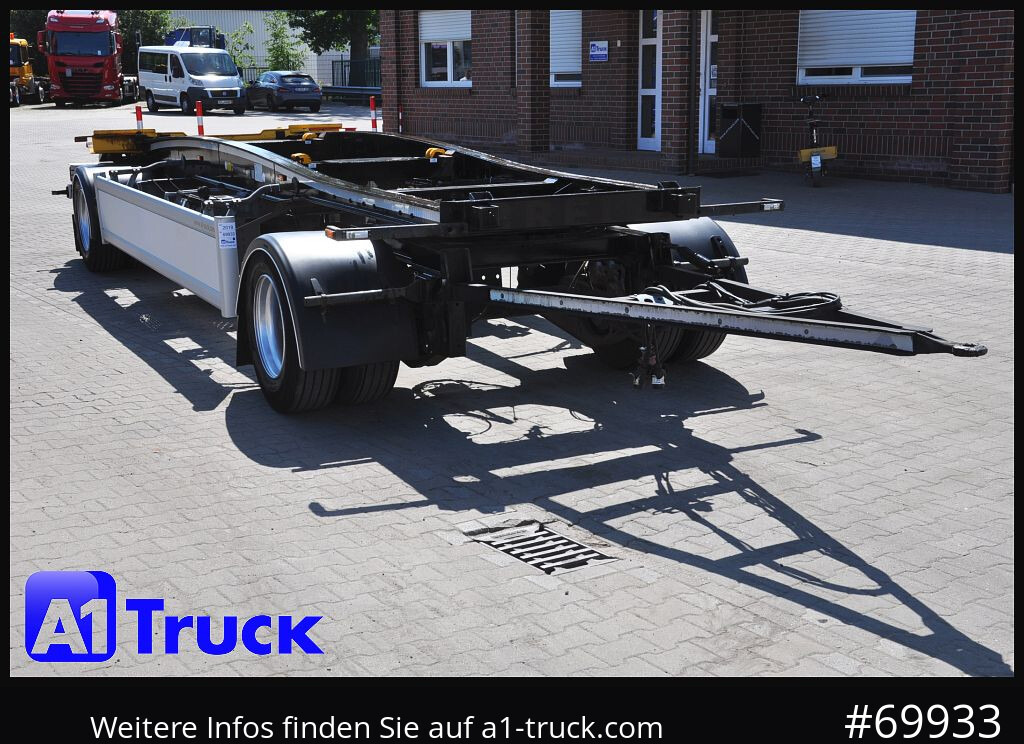 HUEFFERMANN HSA 1870, Luft, Schlitten, SAF - Roll-off/ Skip trailer: picture 1 HUEFFERMANN HSA 1870, Luft, Schlitten, SAF - Roll-off/ Skip trailer: picture 1