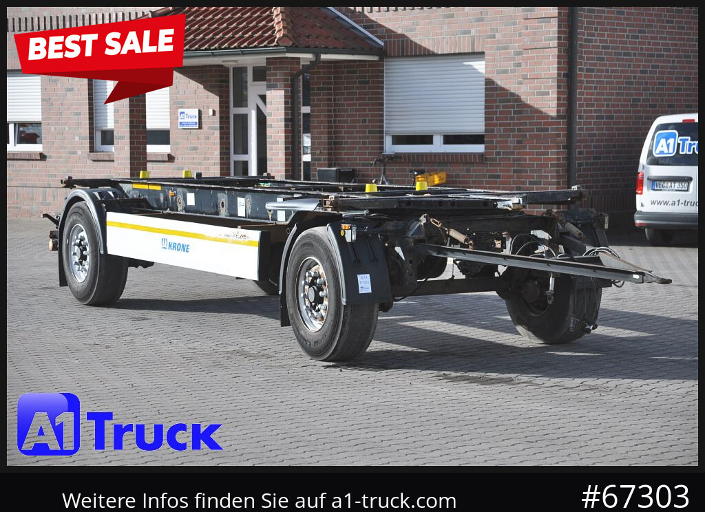 KRONE AZW, BDF, 7,45, Standard, BPW - Container transporter/ Swap body trailer: picture 1 KRONE AZW, BDF, 7,45, Standard, BPW - Container transporter/ Swap body trailer: picture 1