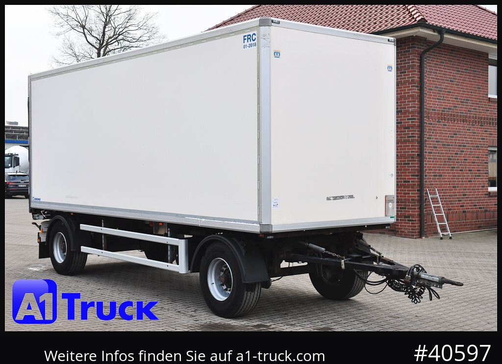 KRONE Koffer ISO, stakr isoliert ehemaliger Kühlkoffer, Aluboden - Closed box trailer: picture 1 KRONE Koffer ISO, stakr isoliert ehemaliger Kühlkoffer, Aluboden - Closed box trailer: picture 1