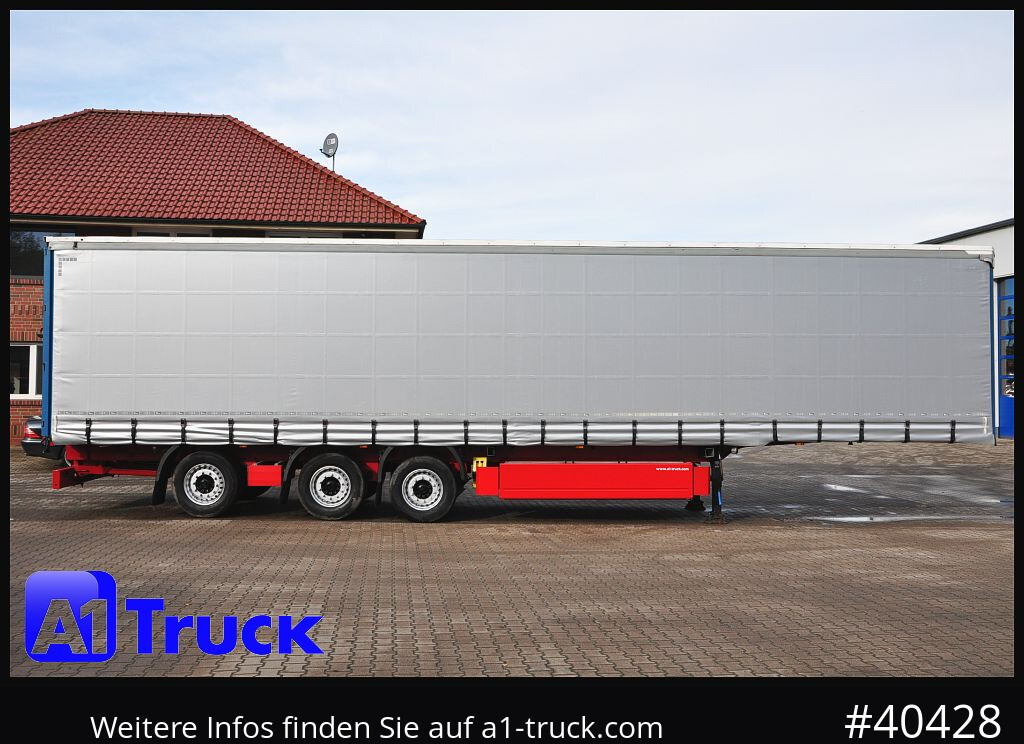 Curtainsider semi-trailer KRONE SD 27, Papier, Staplerhalterung, Bordwand, Lenkachse: picture 10 Curtainsider semi-trailer KRONE SD 27, Papier, Staplerhalterung, Bordwand, Lenkachse: picture 10