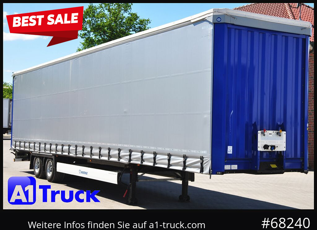 KRONE SD Mega, 2 Achs, Hubdach, neue Plane - Curtainsider semi-trailer: picture 1 KRONE SD Mega, 2 Achs, Hubdach, neue Plane - Curtainsider semi-trailer: picture 1