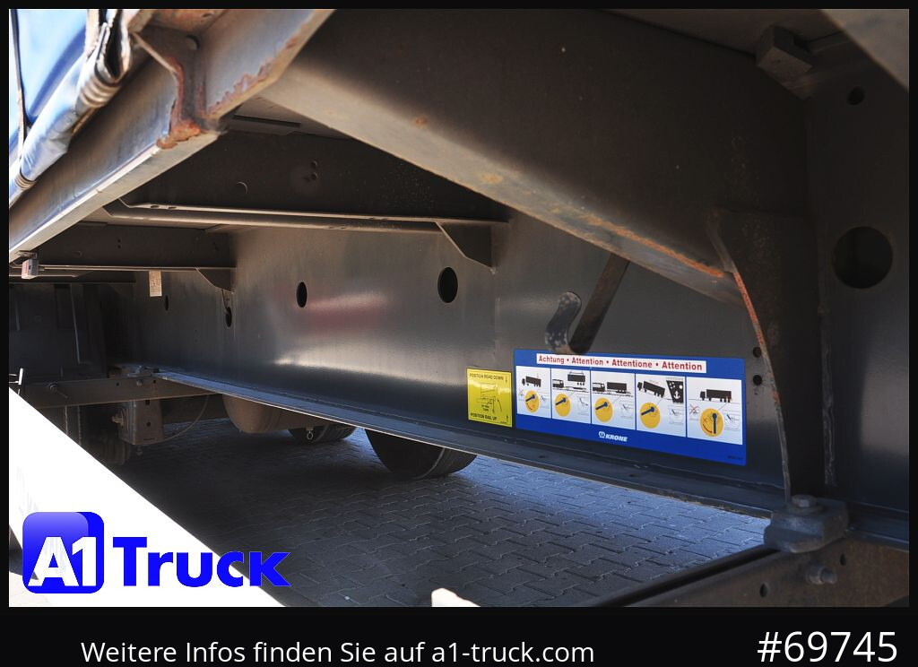 KRONE SD Tautliner, Code XL, BPW, der Rahmen ist gut. - Curtainsider semi-trailer: picture 3 KRONE SD Tautliner, Code XL, BPW, der Rahmen ist gut. - Curtainsider semi-trailer: picture 3